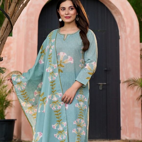 COTTON KURTA SET - Picture 6 of 7